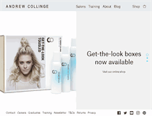 Tablet Screenshot of andrewcollinge.com
